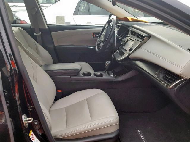 4T1BK1EB6GU211804 - 2016 TOYOTA AVALON XLE BLACK photo 5