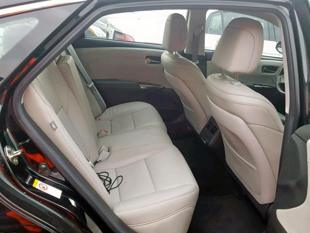 4T1BK1EB6GU211804 - 2016 TOYOTA AVALON XLE BLACK photo 6