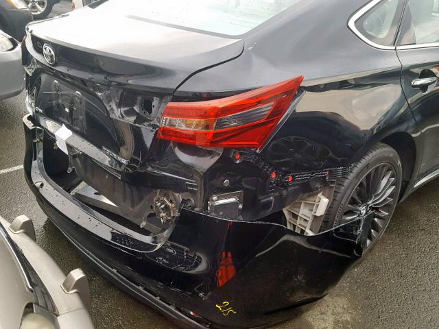 4T1BK1EB6GU211804 - 2016 TOYOTA AVALON XLE BLACK photo 9