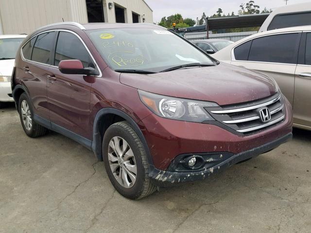 5J6RM3H71EL042482 - 2014 HONDA CR-V EXL MAROON photo 1