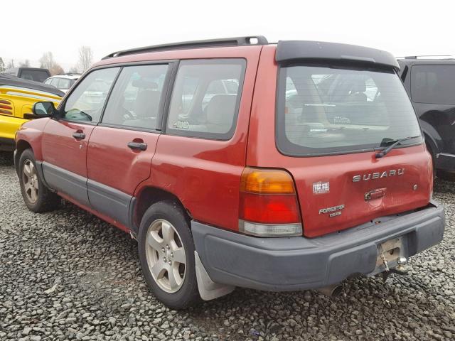 JF1SF6352XG711983 - 1999 SUBARU FORESTER L RED photo 3