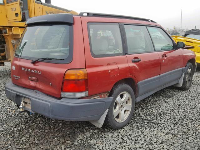 JF1SF6352XG711983 - 1999 SUBARU FORESTER L RED photo 4