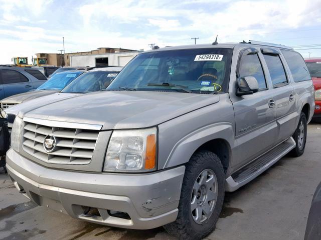 3GYFK66N24G178384 - 2004 CADILLAC ESCALADE E BEIGE photo 2