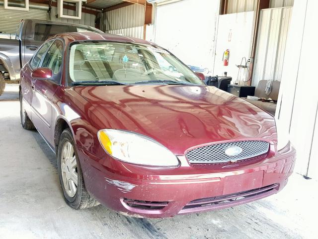 1FAFP56U67A171679 - 2007 FORD TAURUS SEL MAROON photo 1