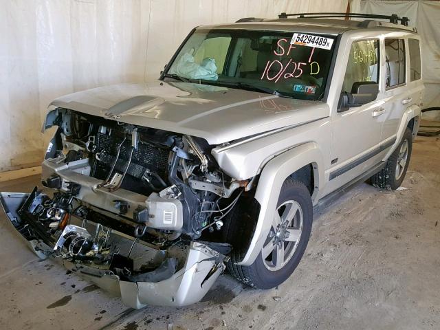 1J8HG48K38C178046 - 2008 JEEP COMMANDER თაფლისფერი ფოტო 2