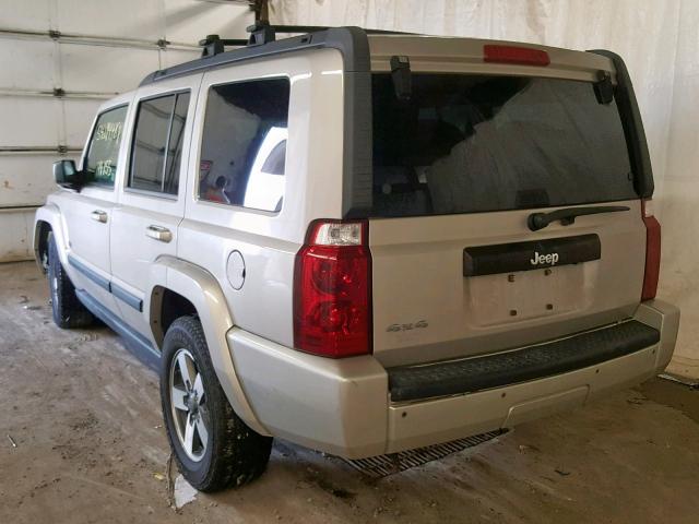 1J8HG48K38C178046 - 2008 JEEP COMMANDER თაფლისფერი ფოტო 3