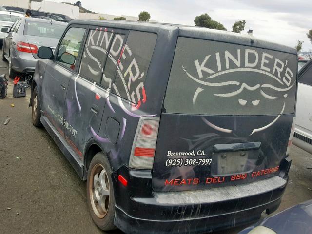 JTLKT324054022781 - 2005 TOYOTA SCION XB Bordo foto 3