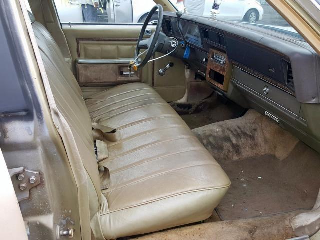 1G1AL69K5BJ227709 - 1981 CHEVROLET IMPALA TAN photo 5