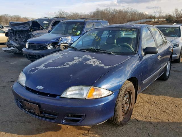 1G1JC524427263488 - 2002 CHEVROLET CAVALIER B BLUE photo 2