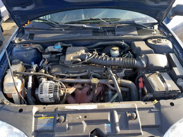 1G1JC524427263488 - 2002 CHEVROLET CAVALIER B BLUE photo 7