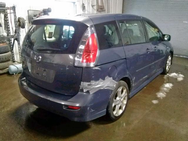 JM1CR293780305874 - 2008 MAZDA 5 BLUE photo 4