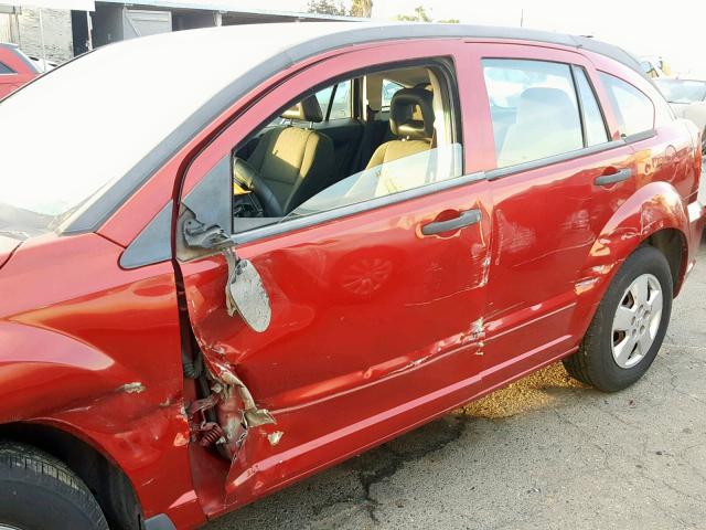 1B3HB28BX8D670384 - 2008 DODGE CALIBER TWO TONE photo 9