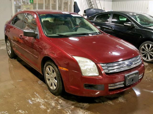 3FAHP06Z17R106901 - 2007 FORD FUSION S MAROON photo 1