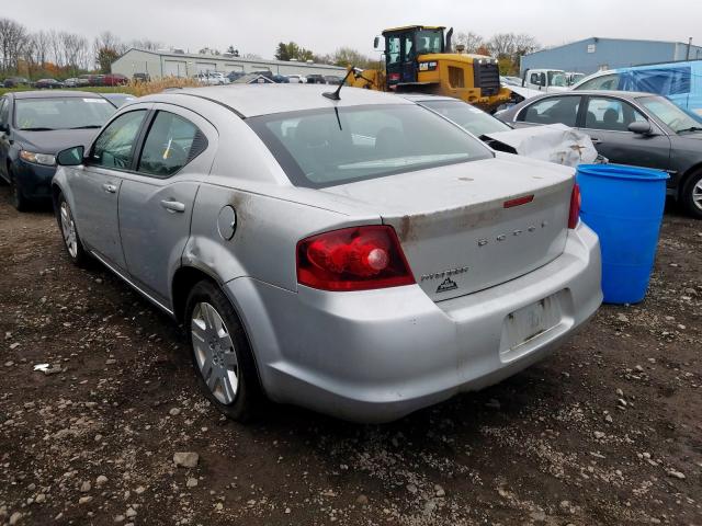 1B3BD4FBXBN579325 - 2011 DODGE AVENGER EX SILVER photo 3