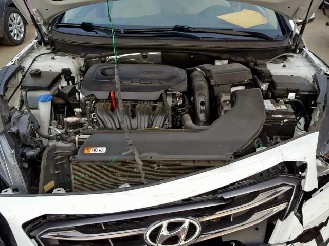 5NPE34AF0FH092228 - 2015 HYUNDAI SONATA SPO WHITE photo 7