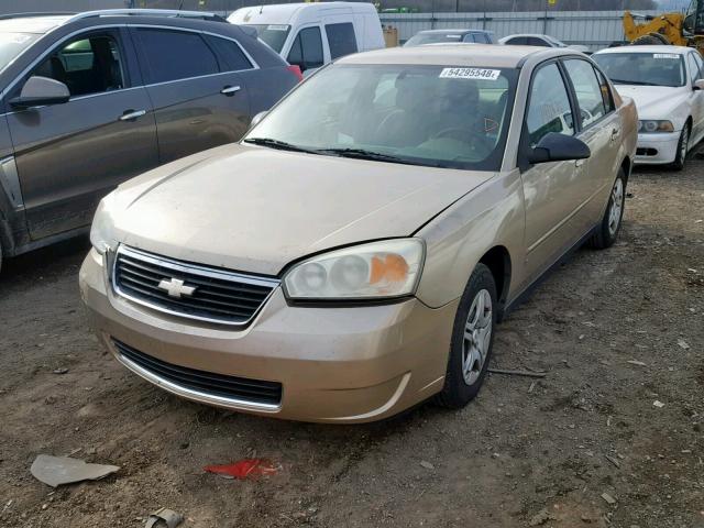 1G1ZS53F46F147418 - 2006 CHEVROLET MALIBU LS 金色 照片 2
