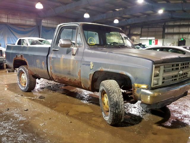 1GCEK24L1GF362670 - 1986 CHEVROLET K20 BLUE photo 9