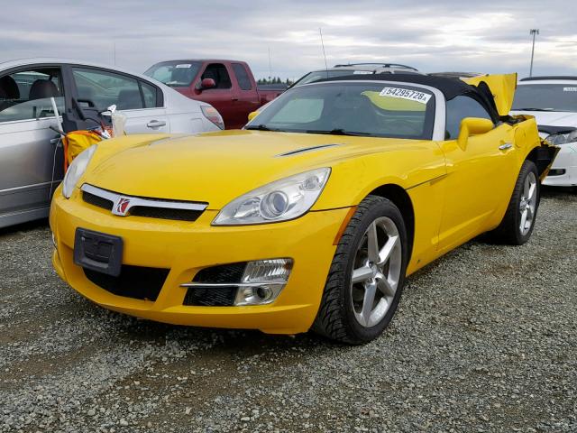 1G8MB35B67Y107163 - 2007 SATURN SKY YELLOW photo 2