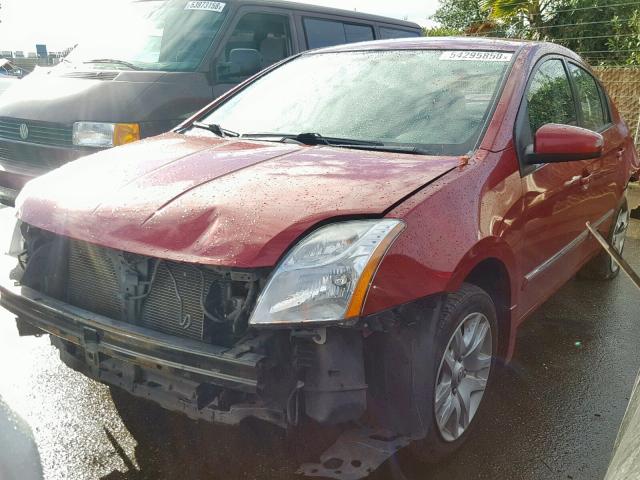 3N1AB6AP8CL678633 - 2012 NISSAN SENTRA 2.0 RED photo 2