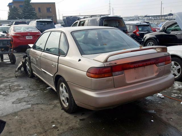 4S3BD4352X7253690 - 1999 SUBARU LEGACY L TAN photo 3