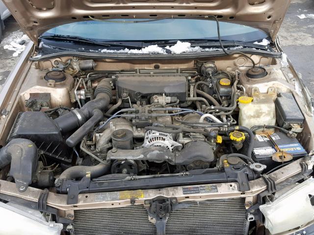 4S3BD4352X7253690 - 1999 SUBARU LEGACY L TAN photo 7