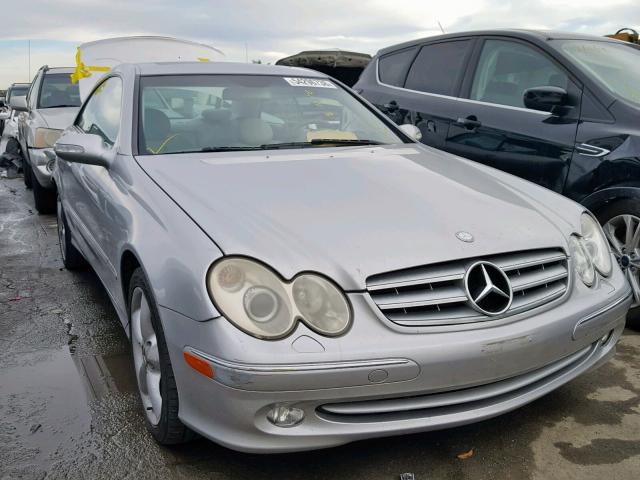 WDBTJ65J55F152289 - 2005 MERCEDES-BENZ CLK 320C SILVER photo 1