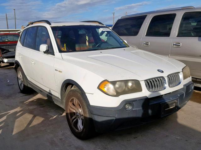 WBXPA93404WA62618 - 2004 BMW X3 3.0I WHITE photo 1