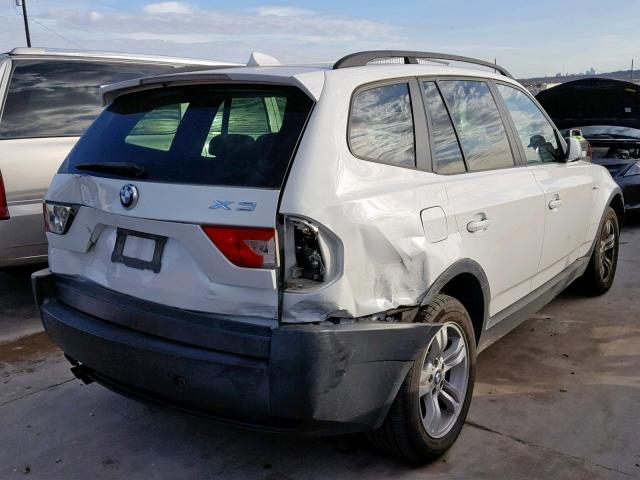 WBXPA93404WA62618 - 2004 BMW X3 3.0I WHITE photo 4