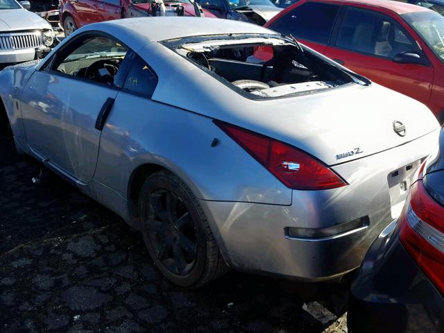 JN1AZ34E04T050583 - 2004 NISSAN 350Z COUPE SILVER photo 3