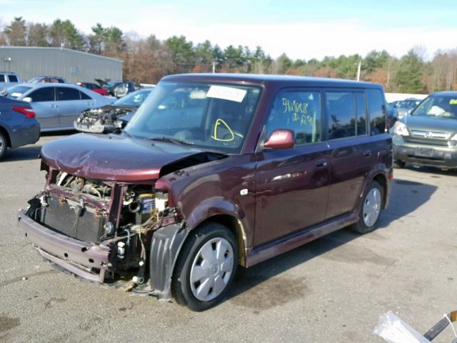 JTLKT324964032484 - 2006 TOYOTA SCION XB Қызыл фото 2