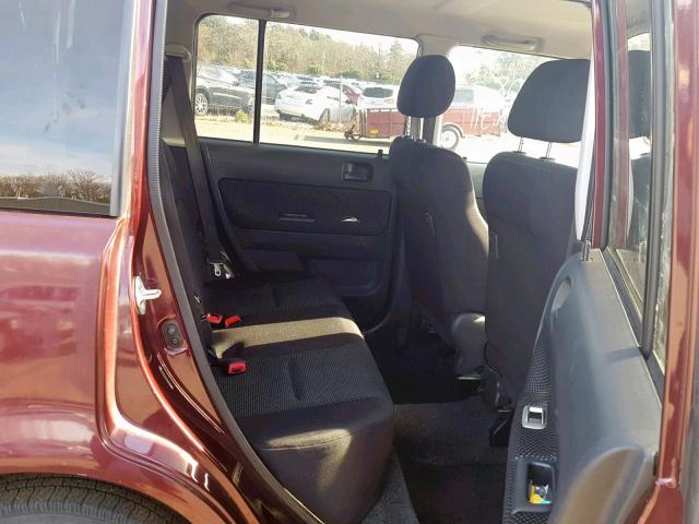 JTLKT324964032484 - 2006 TOYOTA SCION XB Қызыл фото 6
