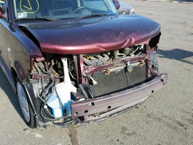 JTLKT324964032484 - 2006 TOYOTA SCION XB Қызыл фото 9