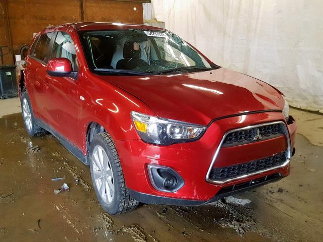 4A4AR3AU7FE040478 - 2015 MITSUBISHI OUTLANDER RED photo 1