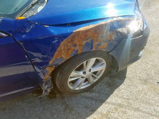 19UDE2F32GA010373 - 2016 ACURA ILX BASE W BLUE photo 9