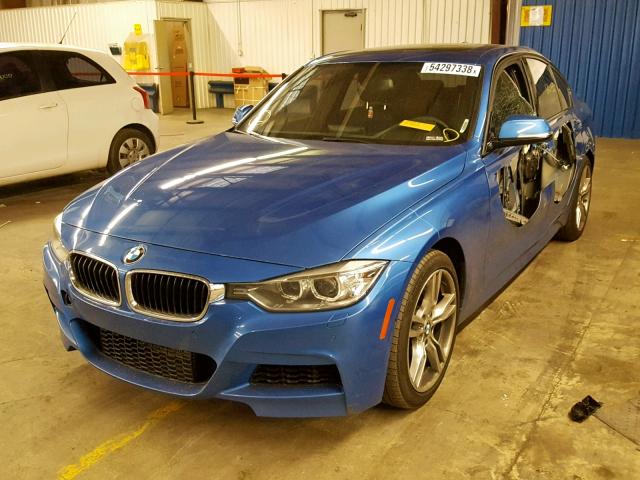 WBA3B9C5XDJ437231 - 2013 BMW 335 XI BLUE photo 2