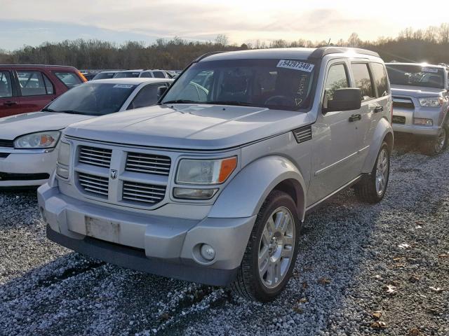 1D4PT4GX0BW586900 - 2011 DODGE NITRO HEAT SILVER photo 2