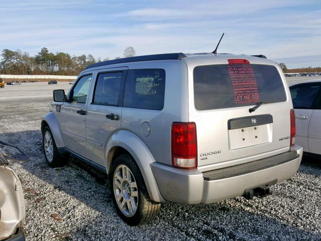 1D4PT4GX0BW586900 - 2011 DODGE NITRO HEAT SILVER photo 3