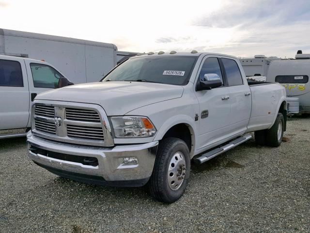 3C63DRKL2CG101822 - 2012 DODGE RAM 3500 L WHITE photo 2