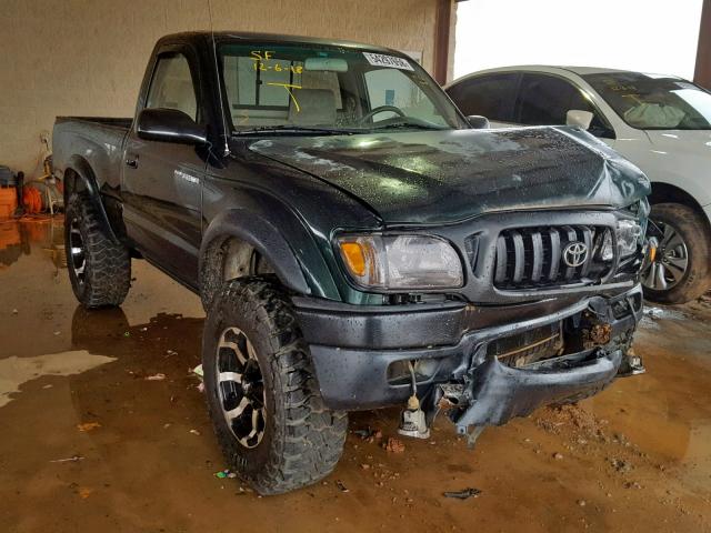 5TEPM62N81Z879070 - 2001 TOYOTA TACOMA GREEN photo 1