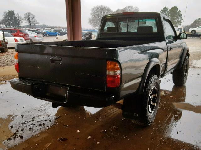 5TEPM62N81Z879070 - 2001 TOYOTA TACOMA GREEN photo 4