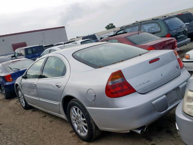 2C3HE66G54H698347 - 2004 CHRYSLER 300M GRAY photo 3