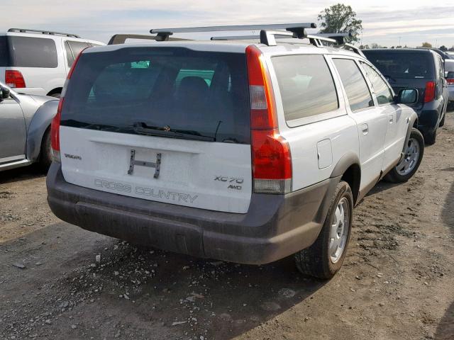 YV1SZ59H341167869 - 2004 VOLVO XC70 WHITE photo 4