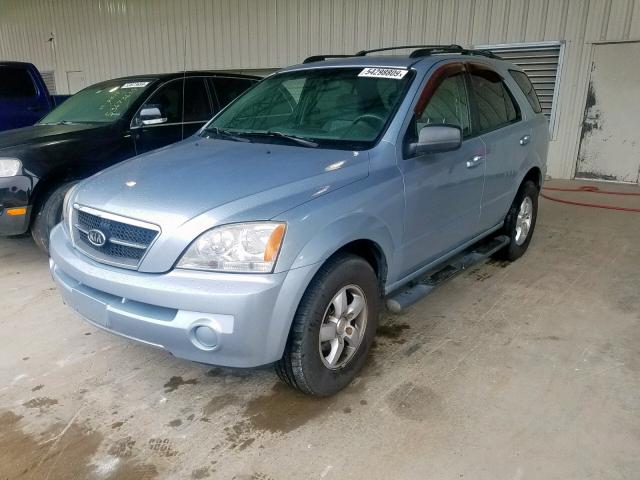 KNDJD733765509716 - 2006 KIA SORENTO EX BLUE photo 2