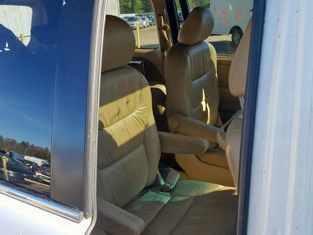 5FNRL387X7B427103 - 2007 HONDA ODYSSEY EX WHITE photo 6