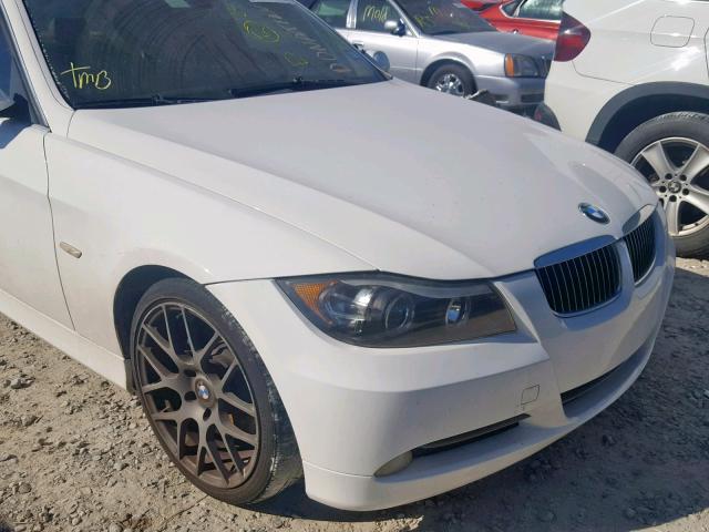 WBAVB33586KR73680 - 2006 BMW 330 I WHITE photo 9