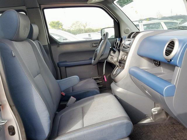 5J6YH28716L004228 - 2006 HONDA ELEMENT EX SILVER photo 5