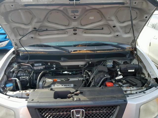 5J6YH28716L004228 - 2006 HONDA ELEMENT EX SILVER photo 7