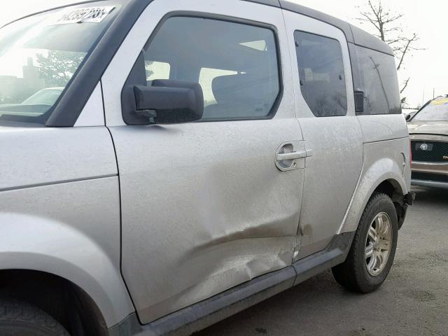 5J6YH28716L004228 - 2006 HONDA ELEMENT EX SILVER photo 9