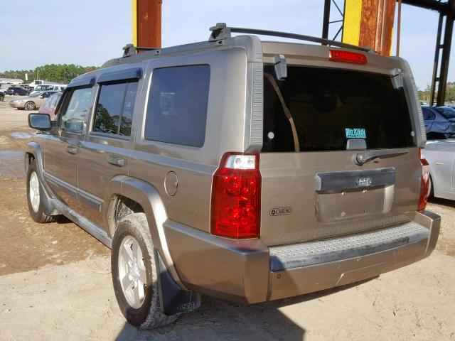 1J8HH48K06C236060 - 2006 JEEP COMMANDER GOLD photo 3