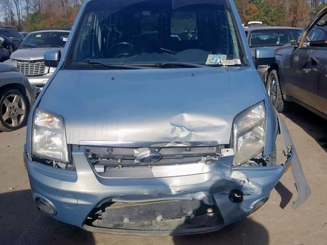 NM0KS9CN7CT113054 - 2012 FORD TRANSIT CO BLUE photo 9